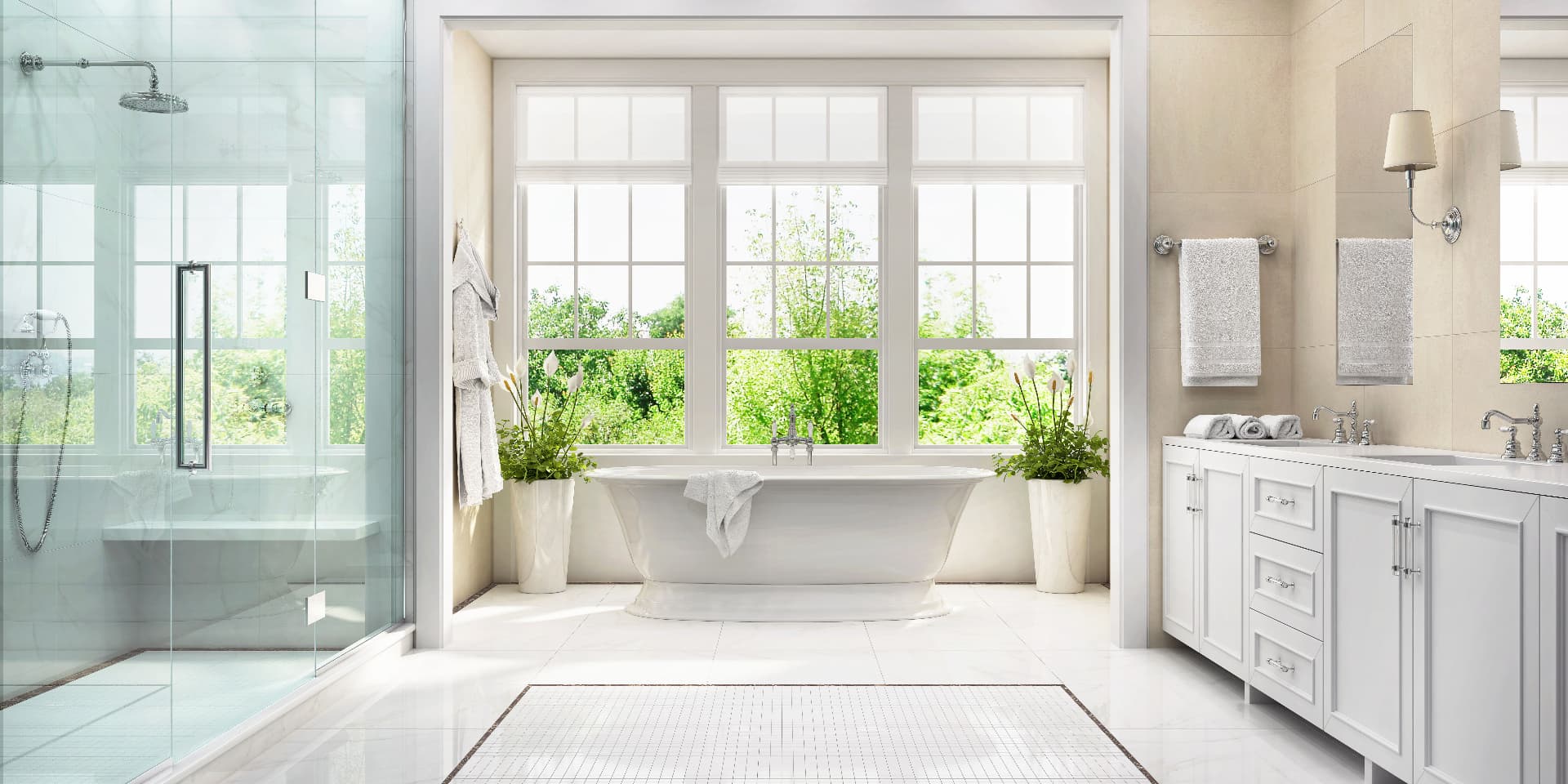 Bathroom remodel in a Brevard County, FL coastal home
